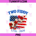 Two Fiddy Funny American Flag PNG, 4th Of July Patriotic PNG