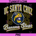 UC Santa Cruz UCSC Banana Slugs PNG, Vintage Script PNG