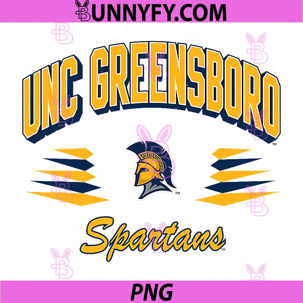 UNC Greensboro Spartans PNG, Retro Diamond Gray PNG