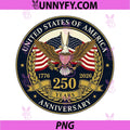 USA 250 Years Anniversary PNG, Patriotic America 1776–2026 PNG