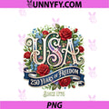 USA 250th Anniversary 1776 2026 PNG, Independence Freedom PNG