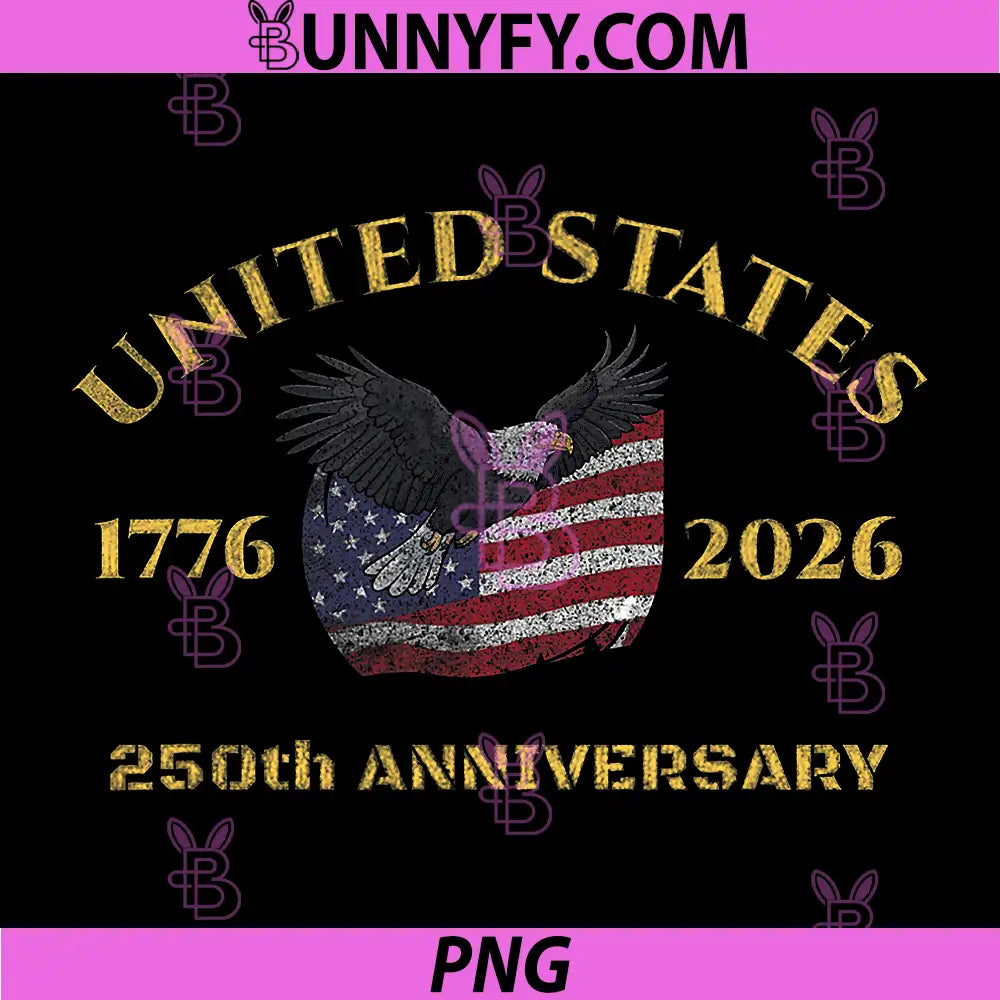 USA 250th Anniversary 1776 2026 PNG, Patriotic Semiquincentennial PNG
