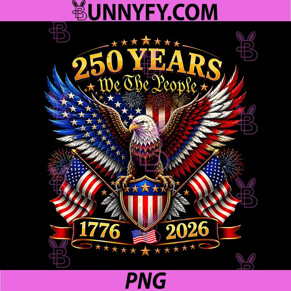 USA 250th Anniversary 4th of July PNG, 250 Anniversary USA PNG