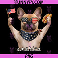 USA America French Bulldog Hot Dog PNG, 1776-2026 4th of July PNG