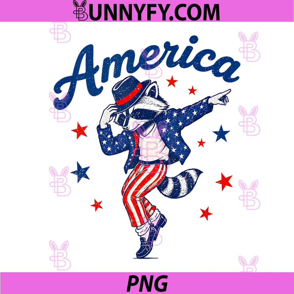 USA America Raccoon Hot Dog PNG, 1776-2026 4th of July 250 Years PNG