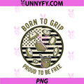 USA Born To Grip PNG, Proud To Be Free Bouldering Climber PNG
