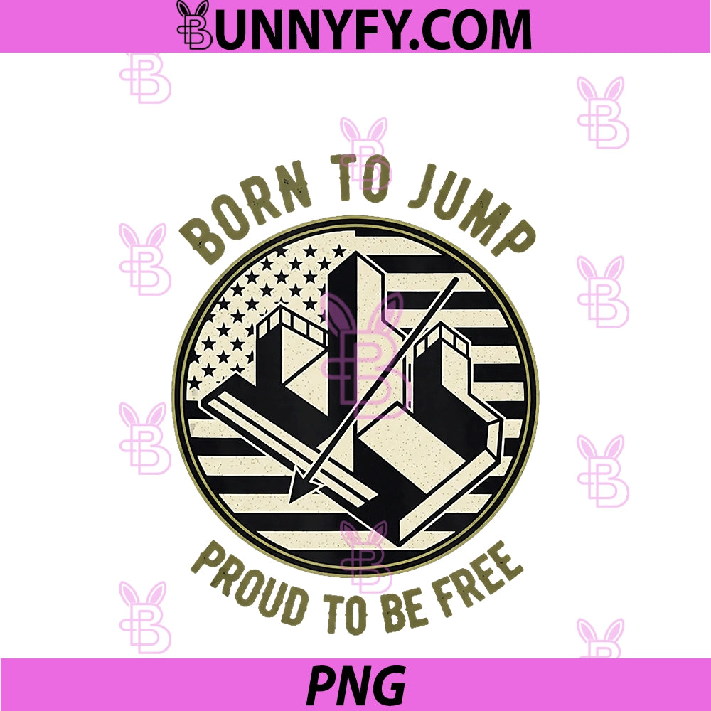 USA Born To Jump Proud To Be Free PNG, Parkour Free Run PNG