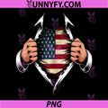 USA Flag Ripped PNG, Vintage American Roots PNG
