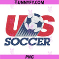 USA Soccer PNG, Retro Soccer PNG