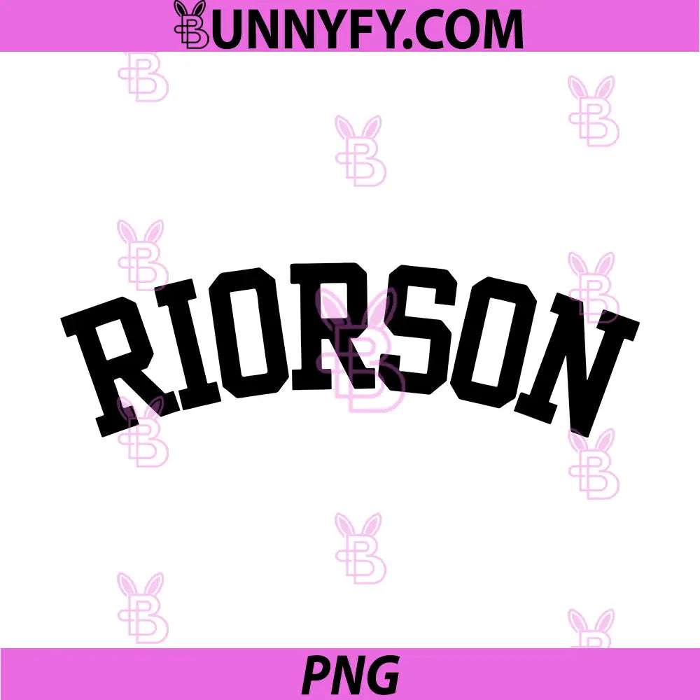 Riodson Arched Bold Lettering PNG, Fantasy Bookish Name Design PNG