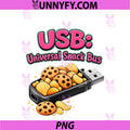 USB Universal Snack Bus PNG, IT Reboot Humor Graphic PNG
