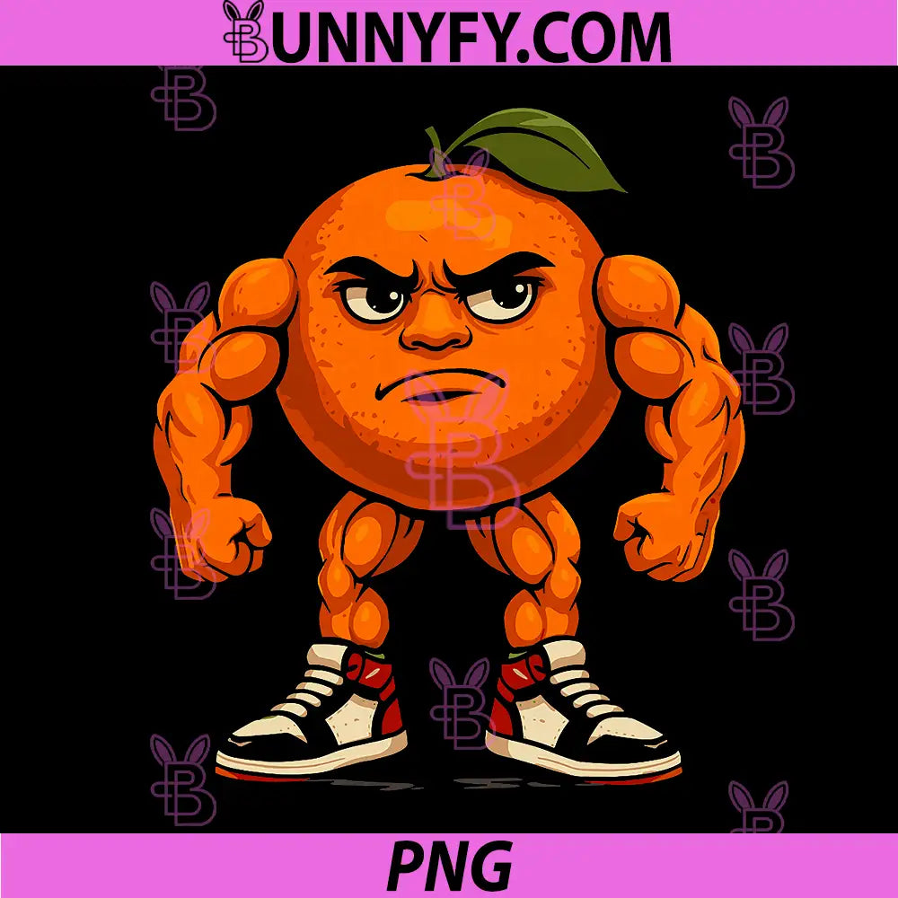 Udin Din Din Dun PNG, Italian Brainrot Meme Udindindundun Orange PNG