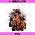 Uncle Sam Glam Labor Day Slam PNG, Patriotic America 250 PNG