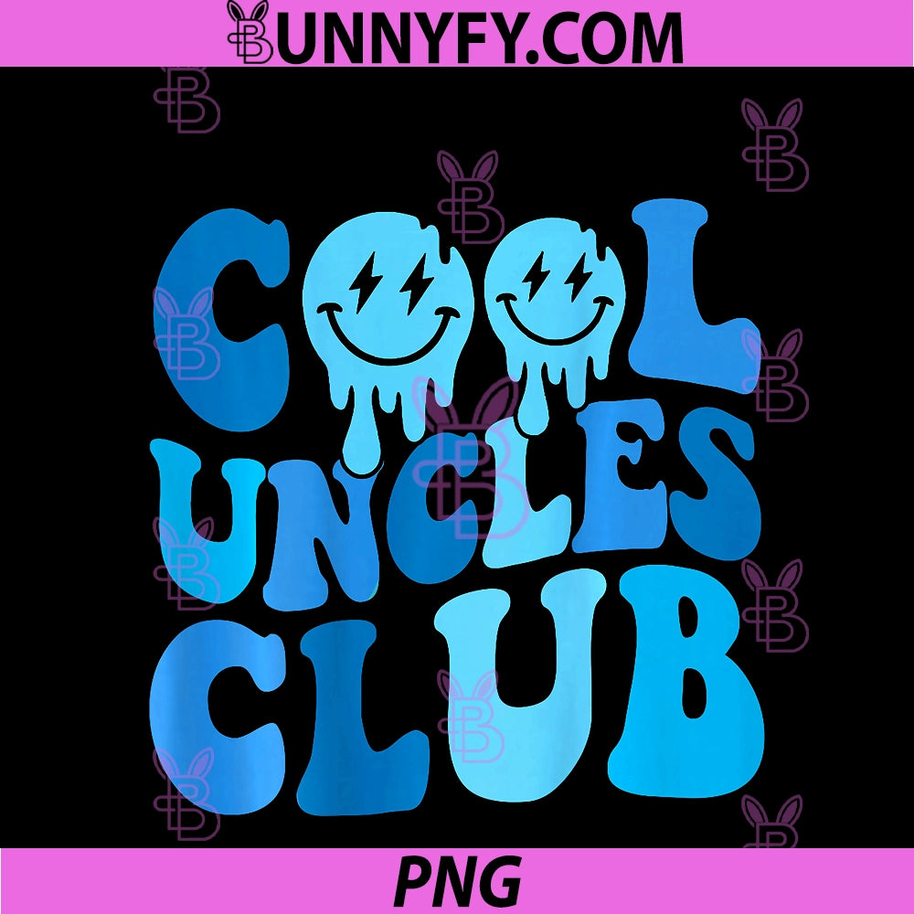 Uncles Shirt Cool Uncles Club PNG, Funny New Uncle Men 2 Sided PNG