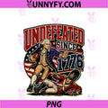 Undefeated Since 1776 PNG, 4th Of July Football America 250th PNG
