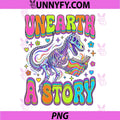 Unearth a Story PNG, Summer Reading 2026 PNG