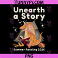 Unearth a Story Summer Reading 2026 PNG, Spinosaurus Mirabilis PNG