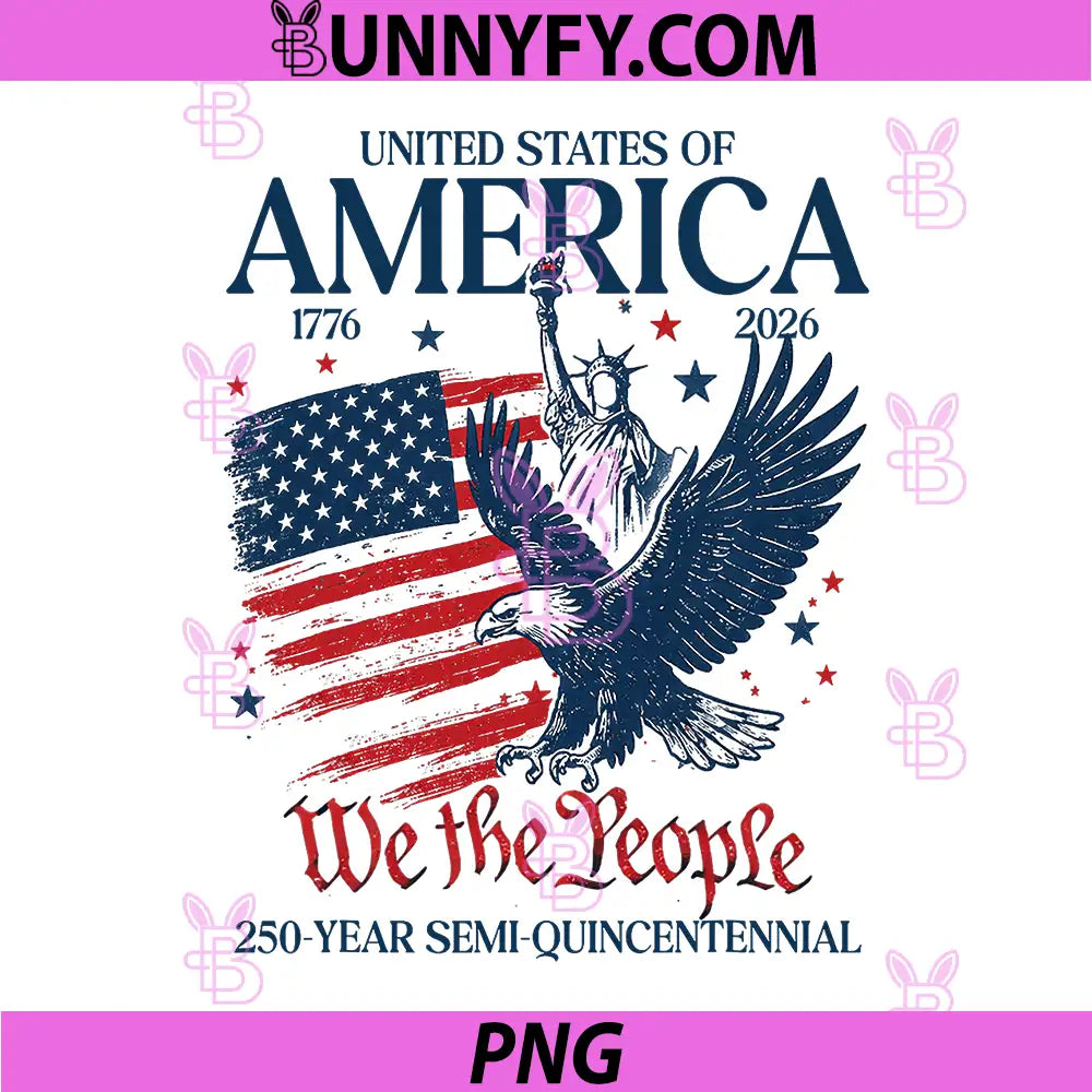 United States 250 Year PNG, Semi-Quincentennial 2026 PNG