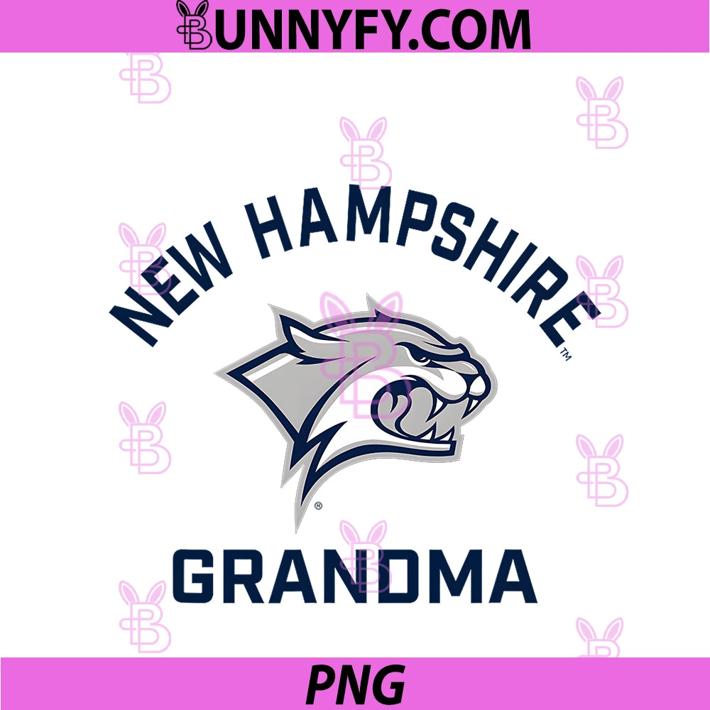 University Of New Hampshire UNH PNG, Wildcats Arched Grandma PNG
