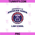 University Of American Samoa Law School SVG, Vintage College Seal Logo SVG