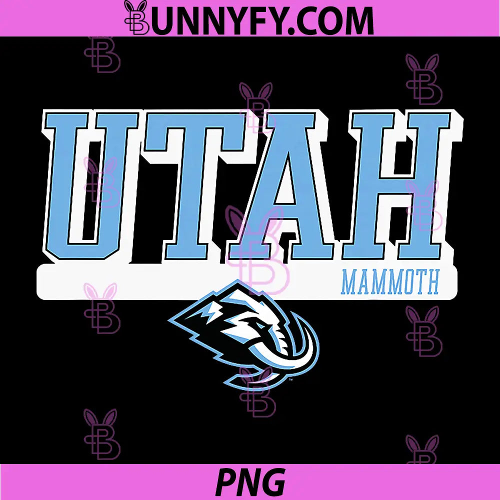 Utah Mammoth PNG, Faceoff Dark Heather NHL PNG