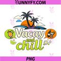 Vacay and Chill PNG, Permanent Vacation Party Palm Graphic PNG