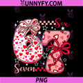 Valentine 67 Six Seven 6 7 Meme PNG, Valentines Day Girls Womens PNG