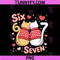 Valentine Cat PNG, Happy Meowentines Heart Valentines Cat Lover PNG