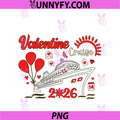 Valentine Cruise 2026 PNG, Funny For Couples Matching Holiday PNG