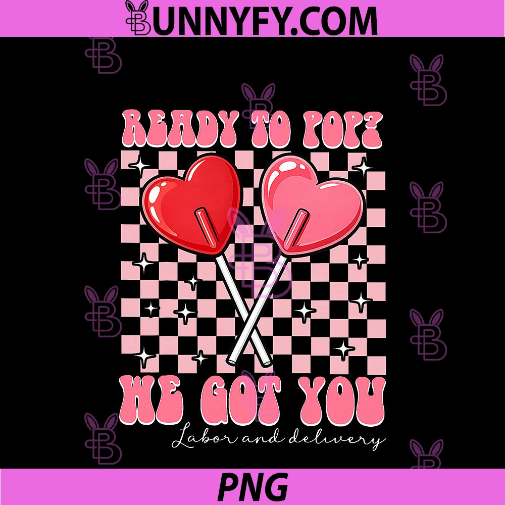 Valentines Day Labor Delivery PNG, Nurse Pop Scrub PNG
