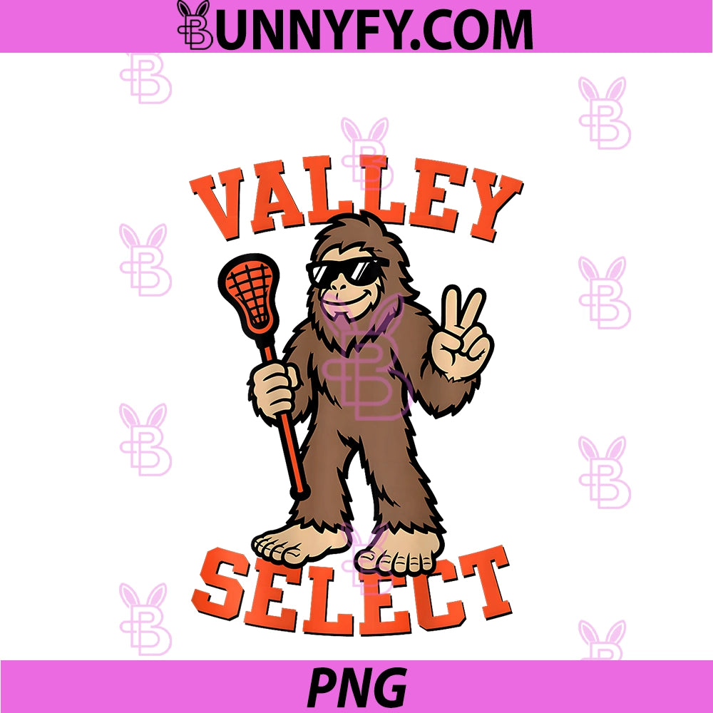 Valley Select PNG, Lax Laxsquatch Logo PNG
