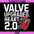 Valve Upgraded Heart 2.0 PNG, Funny Heart Surgery Graphic PNG
