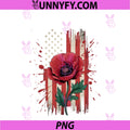 Veterans Day PNG, USA Memorial Day Red Poppy Flower Military PNG