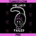 Vibe Check Failed PNG, Funny Cat Internet Meme PNG