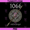 1066 Viking Shield And Spear PNG, Naefre Forgyt Never Forget PNG