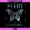 HIM Wings Of A Butterfly PNG, Gothic Heartagram Butterfly Art PNG