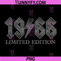 1966 Limited Edition Vintage Design PNG, Classic Year 1966 Style PNG