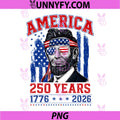 Vintage Abraham PNG, Lincoln Abe Lincoln 250 Years PNG