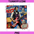 Vintage Abraham Lincoln PNG, Abe Lincoln Playing Guitar 250 Years PNG