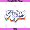 Vintage Astros PNG, Retro Style 70s 80s First Name PNG