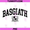 Basgiath War College Collegiate Lettering PNG, Basgiath Emblem PNG