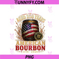 Vintage Bourbon Built America PNG, Patriotic Whiskey 250 Years US PNG