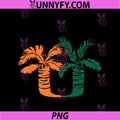 Vintage Classic 90's PNG, Miami Palm Trees UM PNG