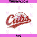 Vintage Cubs Name PNG, Retro Design PNG