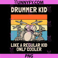 Vintage Drummer PNG, Retro Drum Music Lover PNG