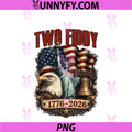 Vintage Eagle Two Fiddy 250th Year PNG, American Anniversary 1776 PNG