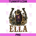 Vintage Ella Surname PNG, Funny Retro 80s 90s Country Girls PNG