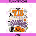 Vintage Funny Western Tis The Season PNG, Ghost Pumpkin Halloween PNG