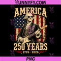 Vintage George Washington Playing Guitar 250 Years PNG