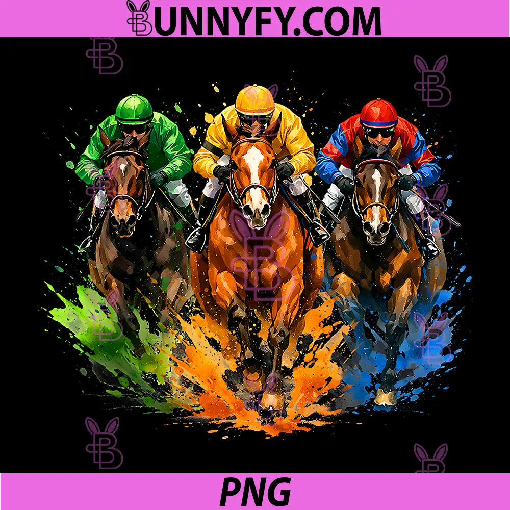 Vintage Horse Racing Derby Horse PNG, Talk Derby to Me PNG